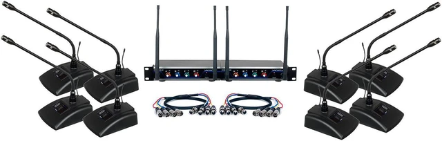 Main image of DIGITAL-CONF-8 - 8 Channel UHF Digital Wireless Conference System