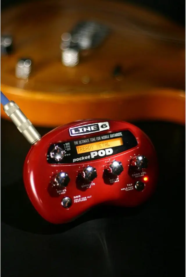 Alt view image 18 of 20 - Line 6 Pocket POD - Mini Guitar Amp Modeler Guitar Multi-Effect