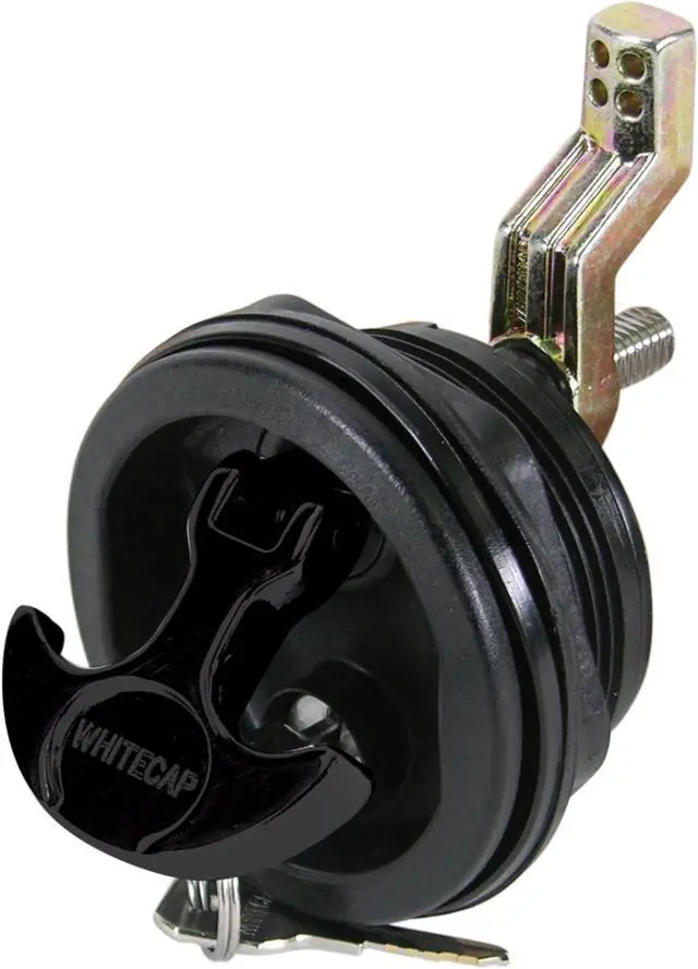 Alt view image 5 of 9 - WHITECAP T-HANDLE LATCH BLACK/BLACK NYLON LOCKING