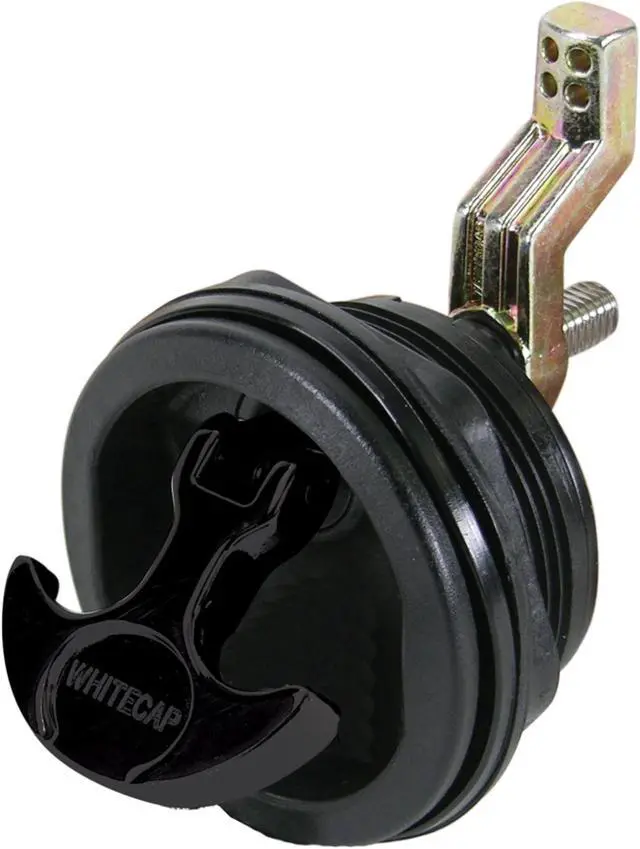 Alt view image 4 of 6 - WHITECAP T-HANDLE LATCH BLACK/BLACK NYLON NON LOCKING