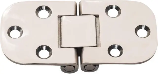 Alt view image 4 of 8 - WHITECAP FLUSH 2-PIN HINGE 3"L X 1-1/2"W 3/8" DEPTH 304SS S-3700