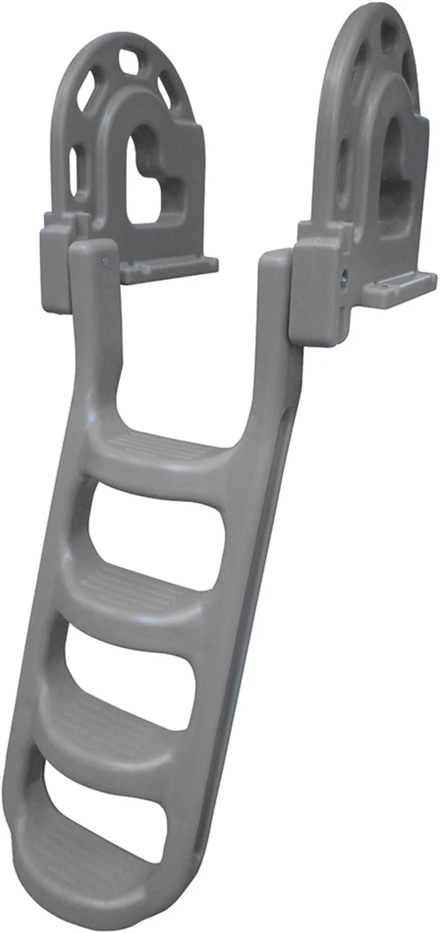 Alt view image 5 of 7 - Dock Edge Stand Off Roto Molded 4 Step Dock Ladder - 2084-F