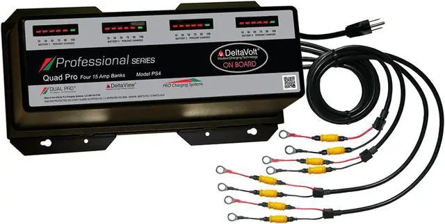 Alt view image 4 of 5 - DUAL PRO PROFESSIONAL SERIES 60A 4 BANK BATTERY CHARGER