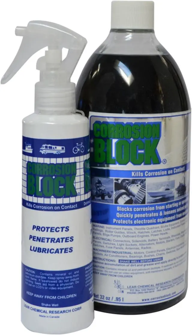 Alt view image 3 of 6 - Corrosion Block 32oz Bottle w/Pump - Non-Hazmat, Non-Flammable & Non-Toxic
