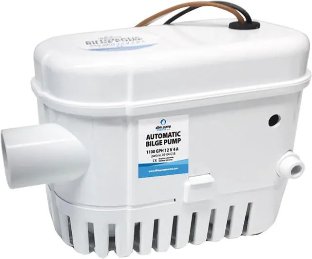 Alt view image 4 of 5 - Albin Pump Automatic Bilge Pump 1100 GPH - 12V