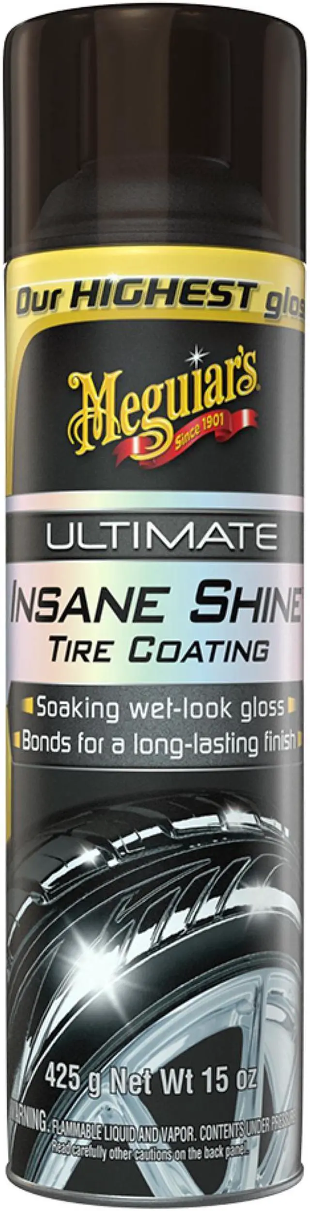 Alt view image 2 of 7 - Meguiar's Ultimate Insane Shine™ Tire Coating - 15oz.
