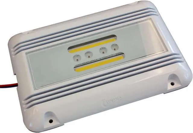 Alt view image 2 of 9 - Lunasea LED Engine Room Utility Light - 16W - 3,200 Lumen Output, Ignition Proof, 10-40 VDC, 4000K Natural White LEDs