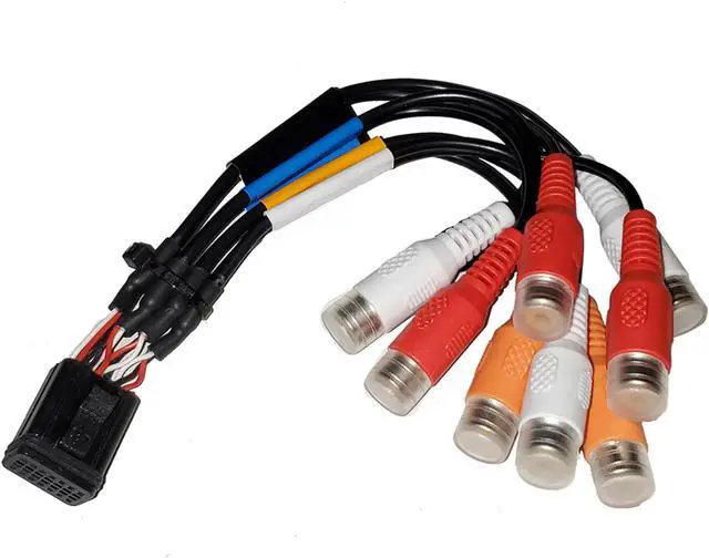 Alt view image 9 of 9 - FUSION Wire Harness f/ MS-RA670 & MS-RA770 Stereo - Zone 1 & 2 (B Port-RCA)