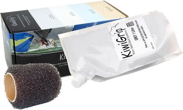 Alt view image 7 of 8 - KiwiGrip 1 Liter Pouch - Grey w/4" Roller