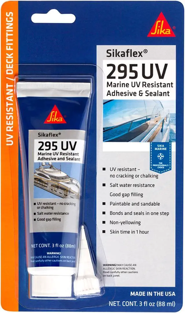 Alt view image 2 of 7 - SIKA SIKAFLEX 295 UV BLACK 3 OZ. TUBE