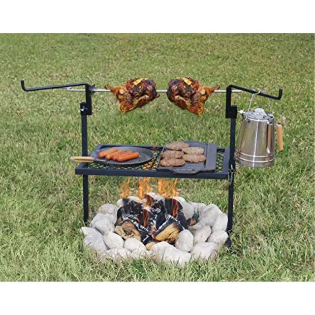 Alt view image 13 of 16 - Texsport Rotisserie and Spit Grill