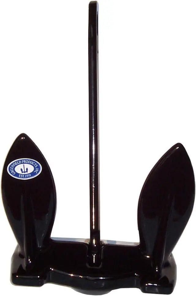 Main image of Greenfield 915-E Economy Navy Anchor - Black, 15 lb.