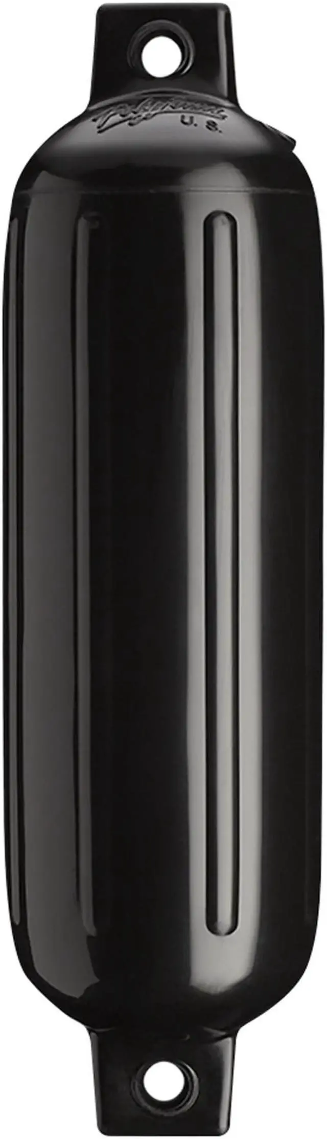 Alt view image 4 of 5 - Polyform G - 3 Twin Eye Fender 5.5 x 20 - Black with Air Adaptor - G-3-BLACK