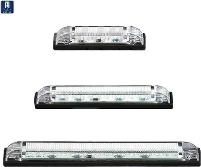 Main image of T-H Marine LED-51800-DP LED Slim Line Utility Strip Lights, 4" - Clear