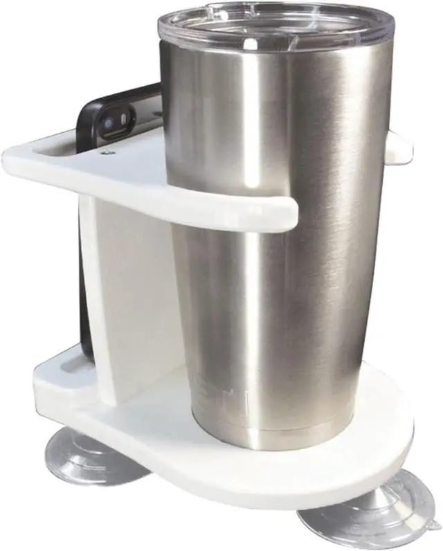 Main image of TACO Marine P01-2010W One-Tumbler Poly Holder - White