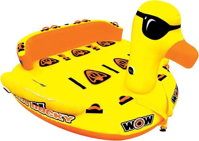 Alt view image 5 of 5 - WOW Watersports 19-1060 Mega Ducky 5-Rider Towable