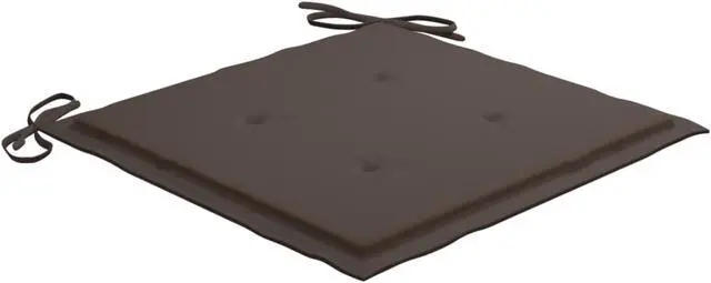 Alt view image 5 of 16 - vidaXL Garden Chair Cushions 4 pcs Taupe 50x50x4 cm Oxford Fabric