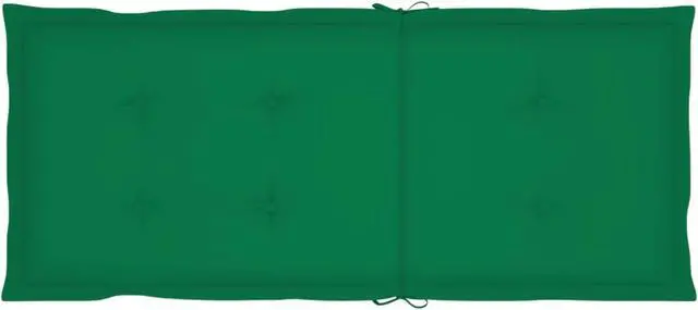 Alt view image 6 of 13 - vidaXL 6x Garden Chair Cushions Green 47.2" Outdoor Patio Lounge Seating Pad