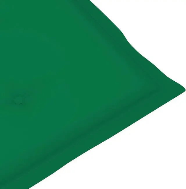 Alt view image 7 of 13 - vidaXL 6x Garden Chair Cushions Green 47.2" Outdoor Patio Lounge Seating Pad