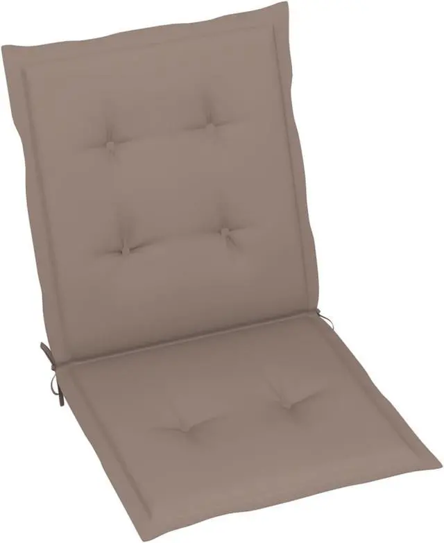 Alt view image 5 of 17 - vidaXL Chair Cushion 6 Pcs Outdoor Patio Chair Cushion Pad Taupe Oxford Fabric