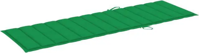 Alt view image 6 of 16 - vidaXL Patio Cushion Outdoor Sun Lounger Chair Cushion Green Oxford Fabric