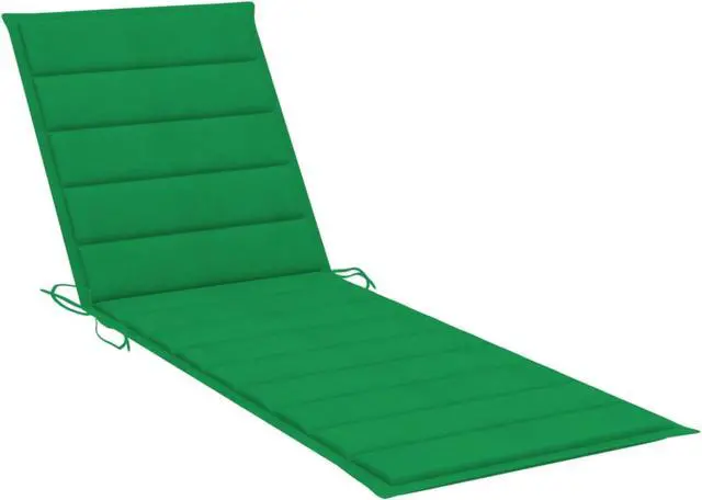 Alt view image 4 of 16 - vidaXL Patio Cushion Outdoor Sun Lounger Chair Cushion Green Oxford Fabric