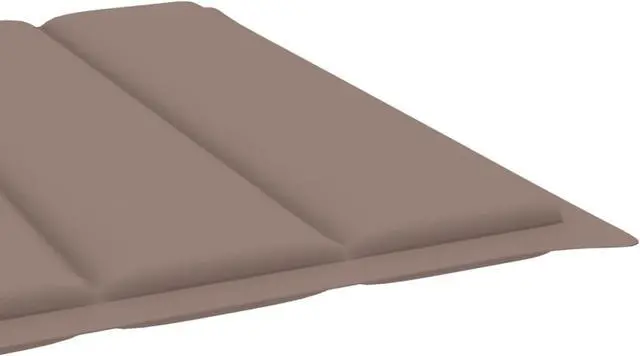 Alt view image 8 of 19 - vidaXL Patio Cushion Outdoor Sun Lounger Chair Cushion Taupe Oxford Fabric