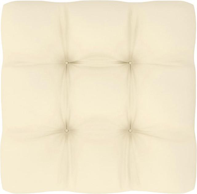 Alt view image 4 of 16 - vidaXL Chair Cushion Outdoor Patio Pallet Seat Cushion Sofa Pad Cream Fabric