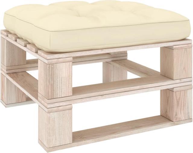 Alt view image 5 of 16 - vidaXL Chair Cushion Outdoor Patio Pallet Seat Cushion Sofa Pad Cream Fabric