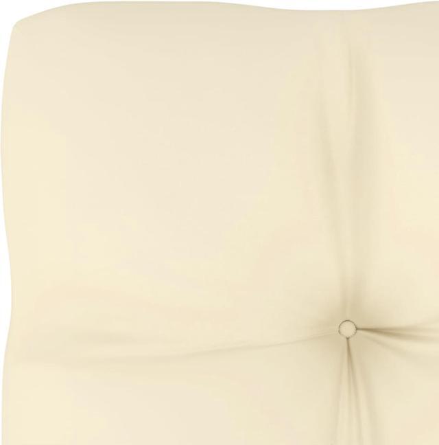 Alt view image 7 of 16 - vidaXL Chair Cushion Outdoor Patio Pallet Seat Cushion Sofa Pad Cream Fabric
