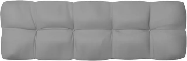 Alt view image 6 of 12 - vidaXL Chair Cushion Outdoor Patio Pallet Seat Cushion Sofa Pad Gray Fabric