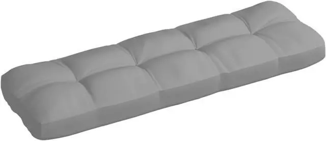 Alt view image 7 of 12 - vidaXL Chair Cushion Outdoor Patio Pallet Seat Cushion Sofa Pad Gray Fabric