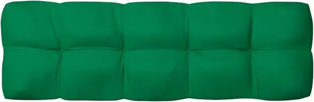 Alt view image 12 of 12 - vidaXL Chair Cushion 5 Pcs Outdoor Pallet Seat Cushion Sofa Pad Green Fabric