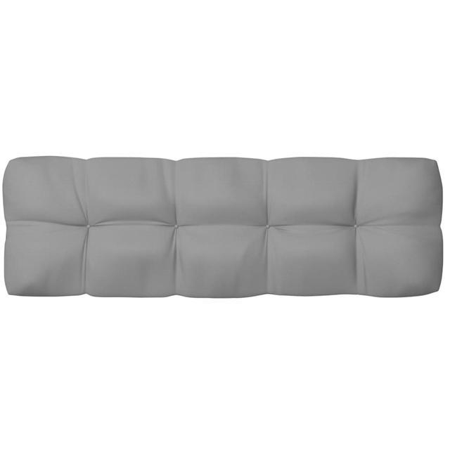 Alt view image 12 of 12 - vidaXL 7x Pallet Sofa Cushions Gray Home Chair Mat Backrest Seat Pads Fabric