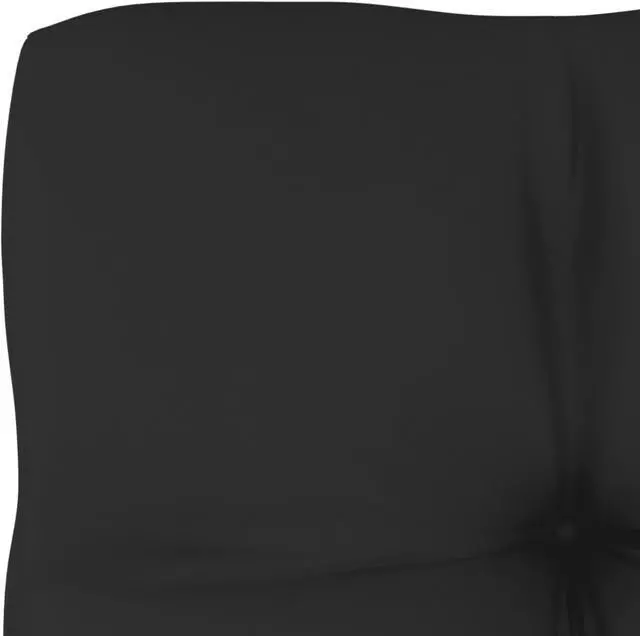 Alt view image 5 of 17 - vidaXL Pallet Sofa Cushion Black 22.8"x22.8"x4"
