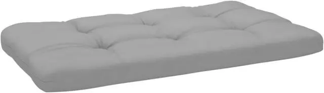 Alt view image 12 of 12 - vidaXL Chair Cushion 3 Pcs Outdoor Pallet Seat Cushion Sofa Pad Gray Fabric
