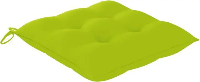 Alt view image 6 of 16 - vidaXL Chair Cushion 4 Pcs Outdoor Patio Seat Cushion Bright Green Oxford Fabric