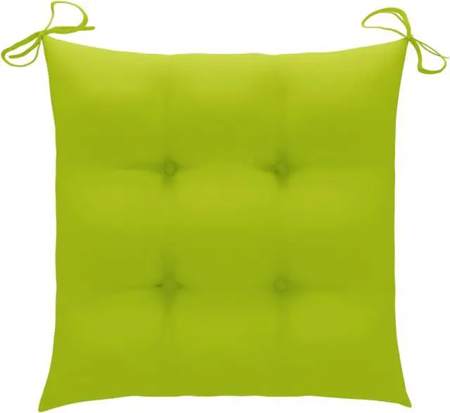 Alt view image 5 of 16 - vidaXL Chair Cushion 4 Pcs Outdoor Patio Seat Cushion Bright Green Oxford Fabric