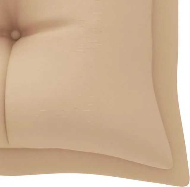Alt view image 7 of 12 - vidaXL Bench Cushion Outdoor Water Repellent Bench Cushion Beige Oxford Fabric