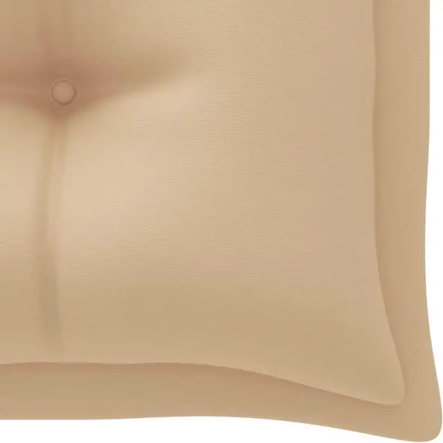 Alt view image 7 of 17 - vidaXL Bench Cushion Outdoor Water Repellent Bench Cushion Beige Oxford Fabric