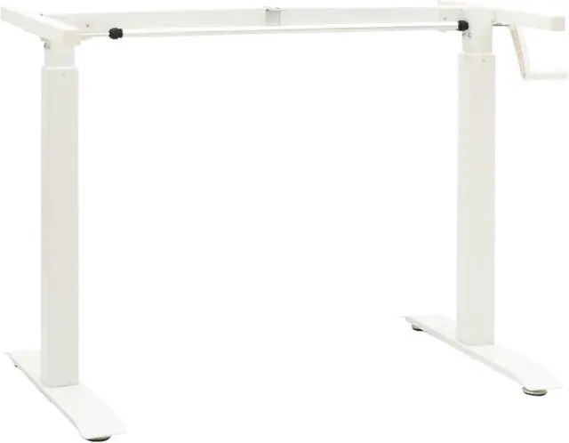 Alt view image 8 of 12 - vidaXL Standing Desk Frame Adjustable Legs Computer Desk Base for Home Office