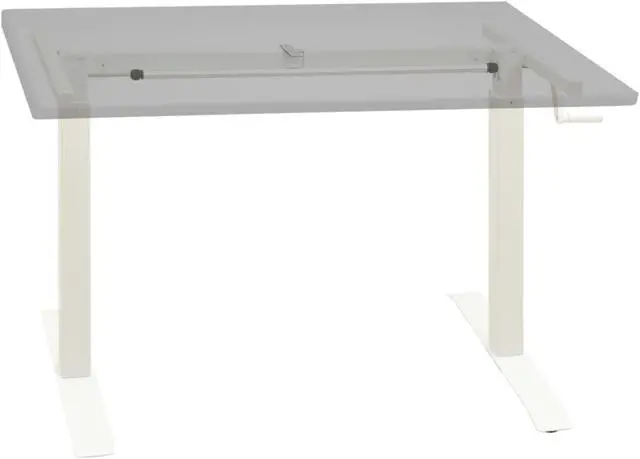 Alt view image 9 of 12 - vidaXL Standing Desk Frame Adjustable Legs Computer Desk Base for Home Office