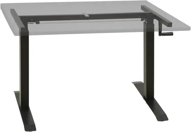 Alt view image 8 of 12 - vidaXL Standing Desk Frame Adjustable Legs Computer Desk Base for Home Office