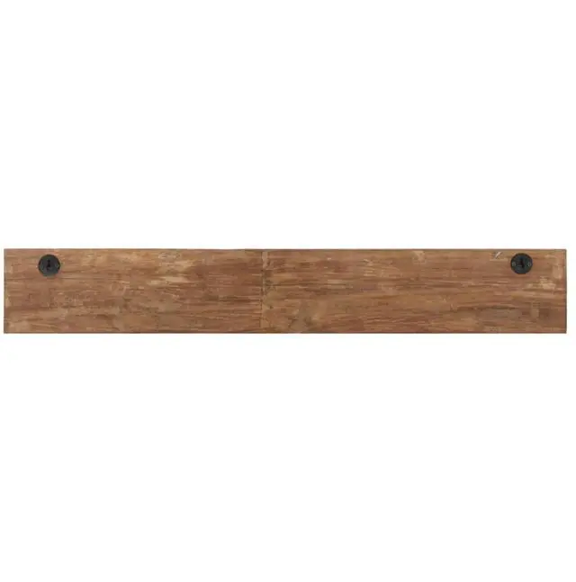 Alt view image 9 of 16 - vidaXL Hall Hanger with 5 Hooks 39.4"x1"x5.9" Solid Reclaimed Wood