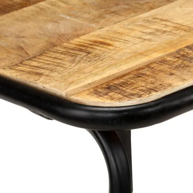 Alt view image 12 of 12 - vidaXL Bar Stools Bar Seats Counter Height Island Stools 2 Pcs Solid Mango Wood