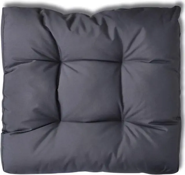 Alt view image 6 of 11 - vidaXL Chair Cushion Outdoor Patio Pallet Seat Cushion Sofa Pad Gray Fabric