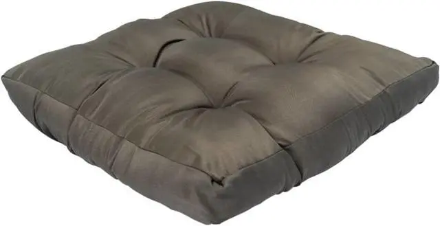 Alt view image 3 of 11 - vidaXL Chair Cushion Outdoor Patio Pallet Cushion Seat Pad Pillow Gray Fabric