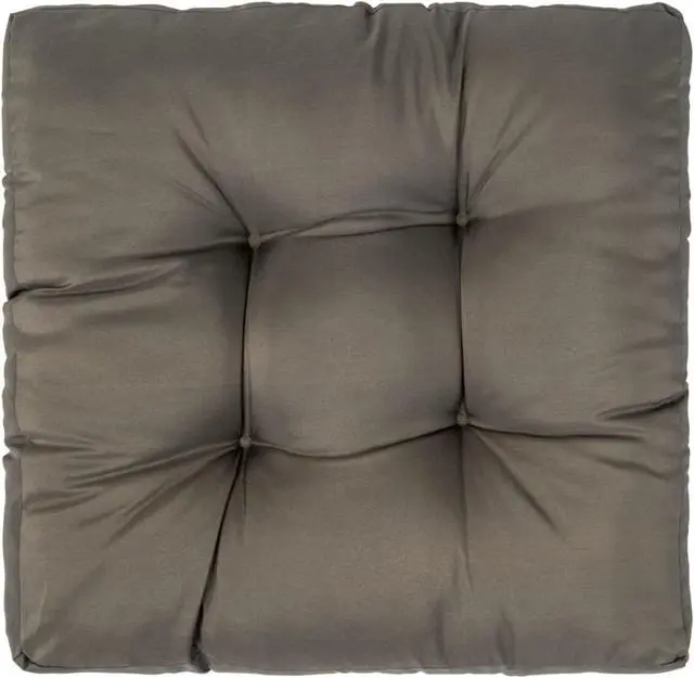 Alt view image 5 of 11 - vidaXL Chair Cushion Outdoor Patio Pallet Cushion Seat Pad Pillow Gray Fabric