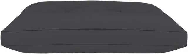 Alt view image 7 of 11 - vidaXL Chair Cushion Outdoor Patio Pallet Cushion Seat Pad Anthracite Fabric