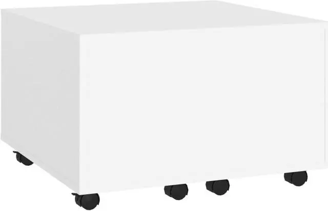 Alt view image 11 of 13 - vidaXL Coffee Table End Table Living Room Sofa Table White Engineered Wood